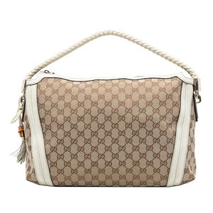 Pre-Loved Gucci Medium GG Canvas Bella Shoulder Bag